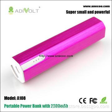 2200mAh emergency mobile phone battery charger